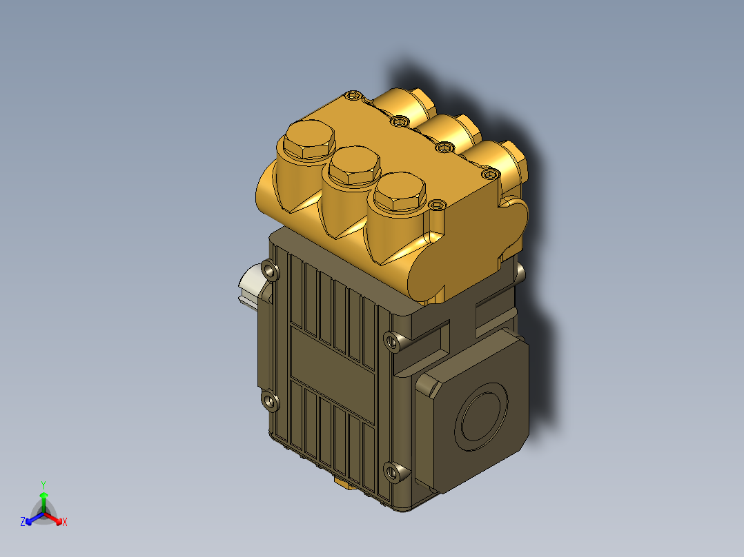 SPECK柱塞泵正等轴测图