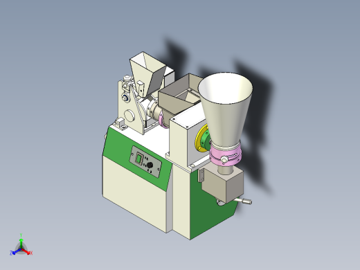 台式饺子机正等轴测缩略图