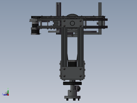 旋转云台三维模型右视缩略图