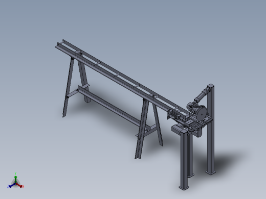 自动切割板机正等轴测缩略图