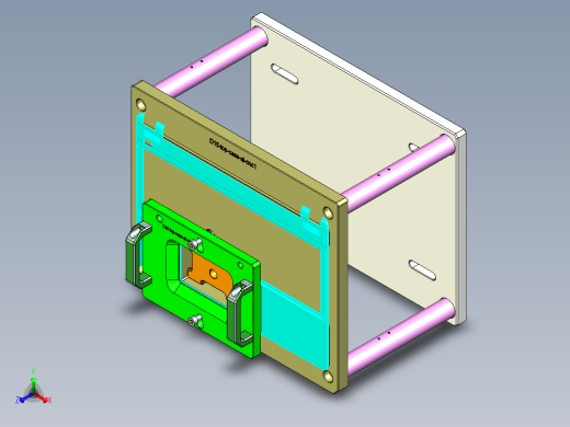 d15_top_case_al_cnc1笔记本CNC工装夹具三维模型