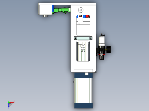 汽车门锁压合机step俯视缩略图