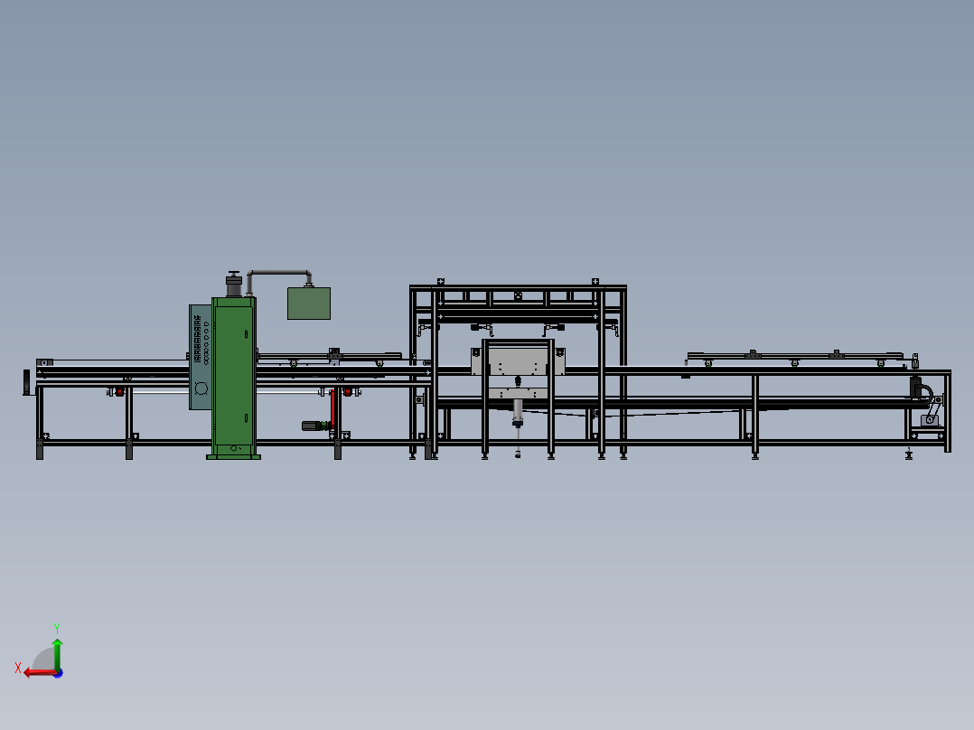 YTZH119移动排焊自动卸料专机后视图