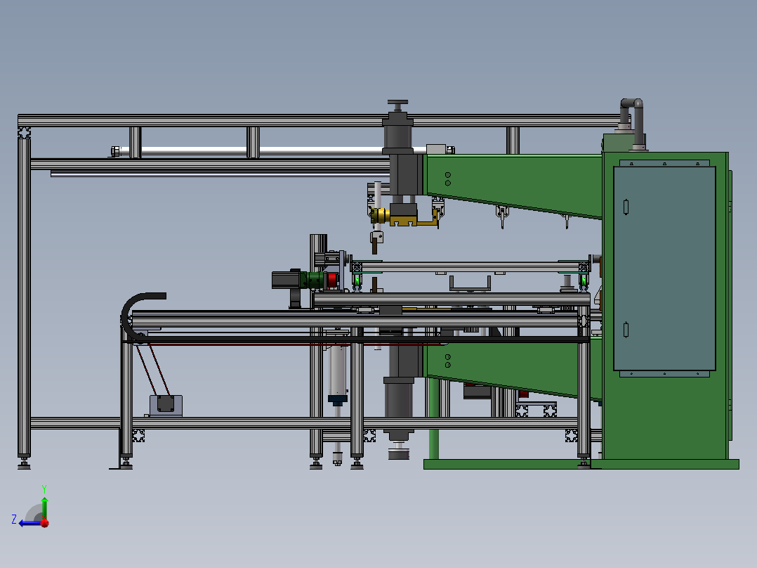 YTZH119移动排焊自动卸料专机右视图