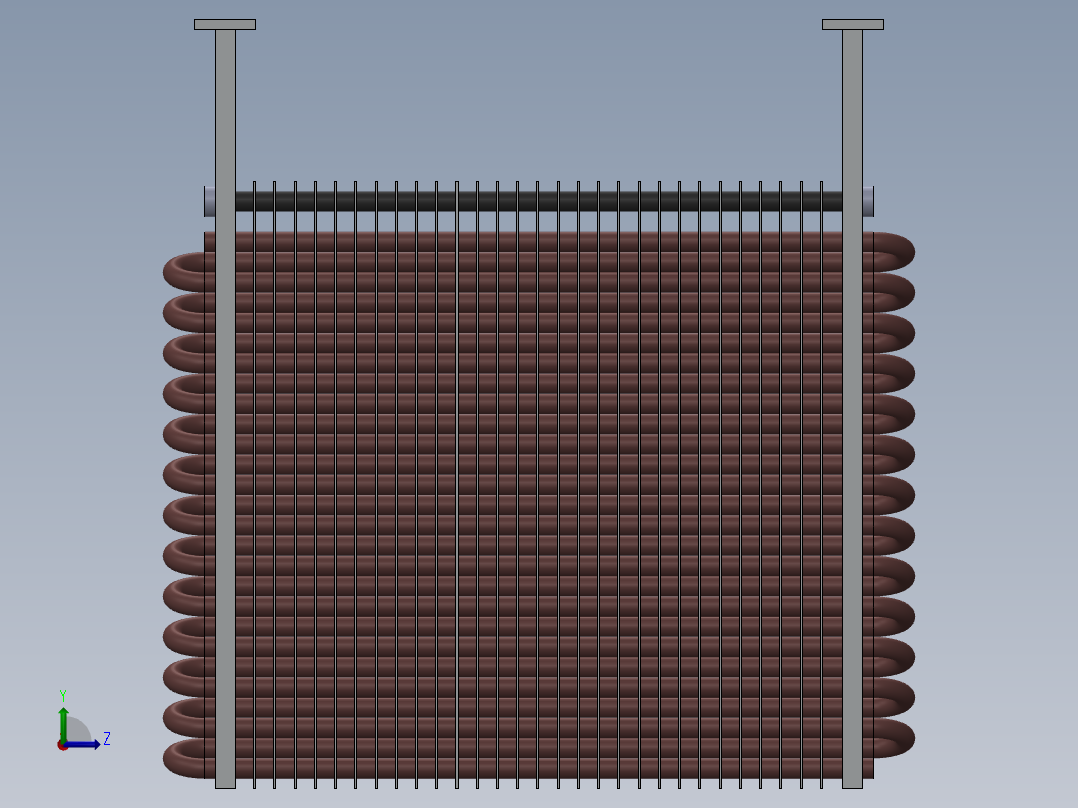 热交换器左视图
