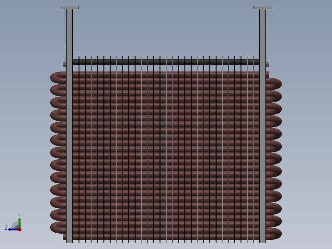 热交换器右视图