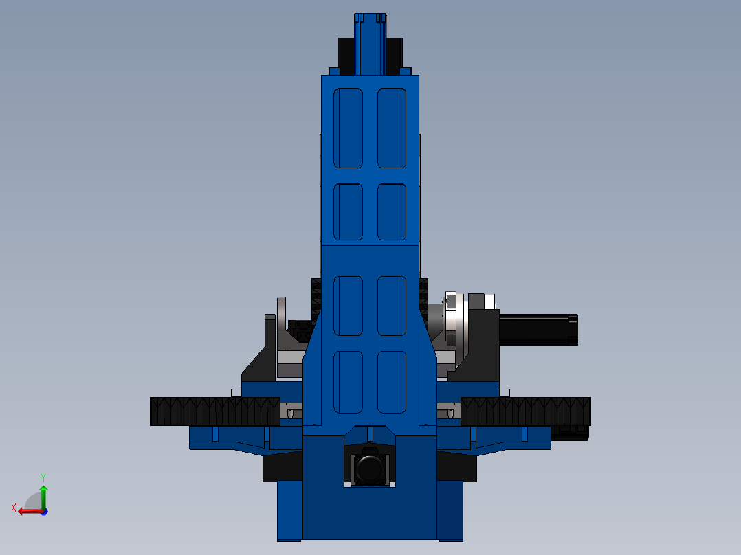 铣床、数控铣床后视图