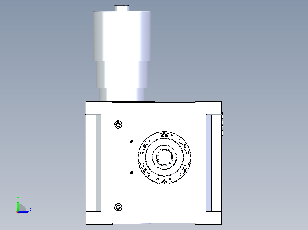 RU110DH升降摇摆型左视图