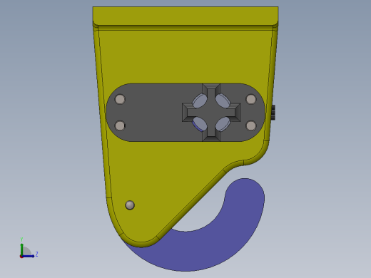 A0002777-无人机载荷释放机构 – 伺服驱动钩系统左视缩略图
