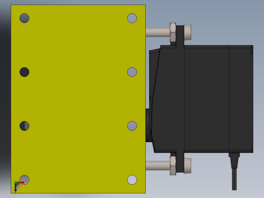 A0002777-无人机载荷释放机构 – 伺服驱动钩系统俯视缩略图