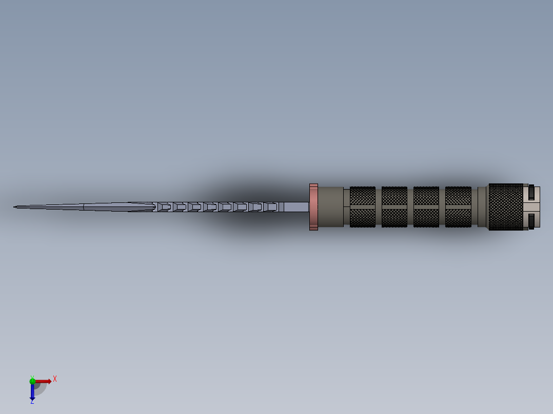 刺刀、刀(10)俯视图