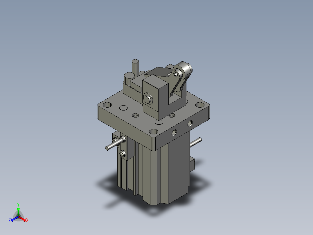 限位气缸 亚德客 TWH25x15SL_0