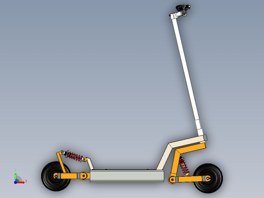 电动滑板车前视缩略图