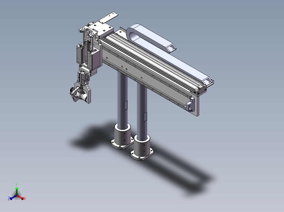 自动检测组装机  SW16正等轴测图