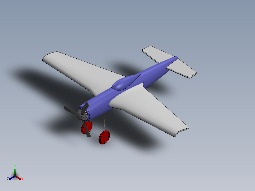 飞机正等轴测图