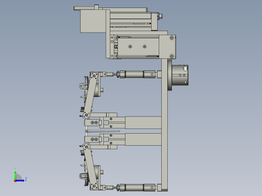 1米机器人抓取机构总成左视缩略图