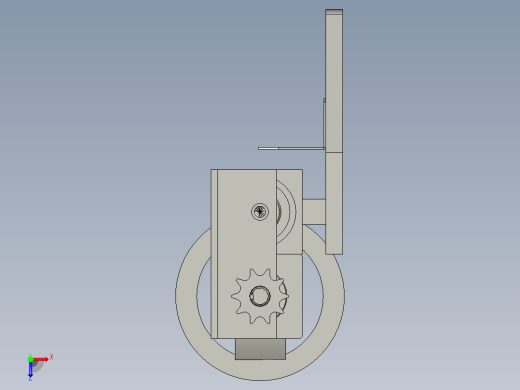 存储区手动调整总成俯视缩略图