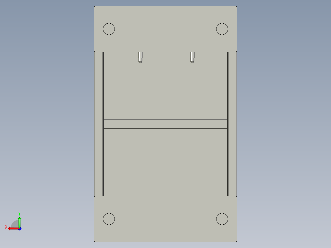 上料机构装配体-后视图