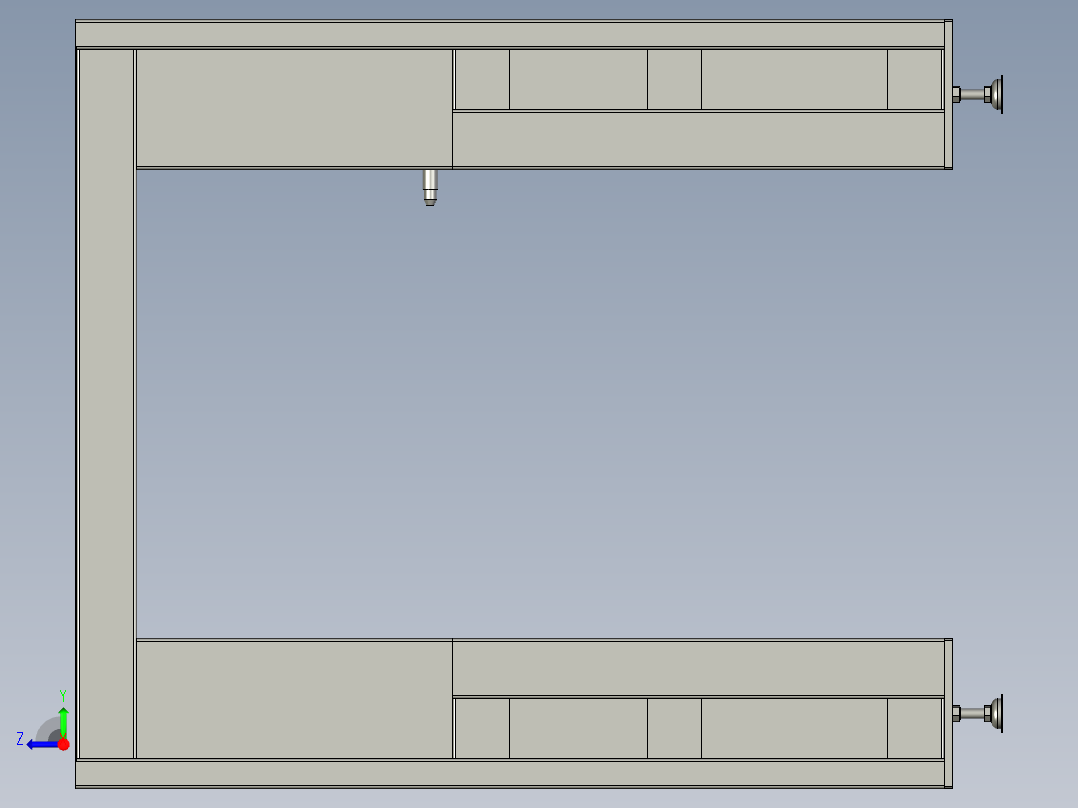 上料机构装配体-右视图