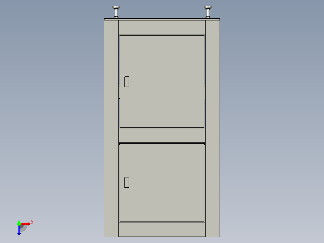 上料机构装配体-俯视图