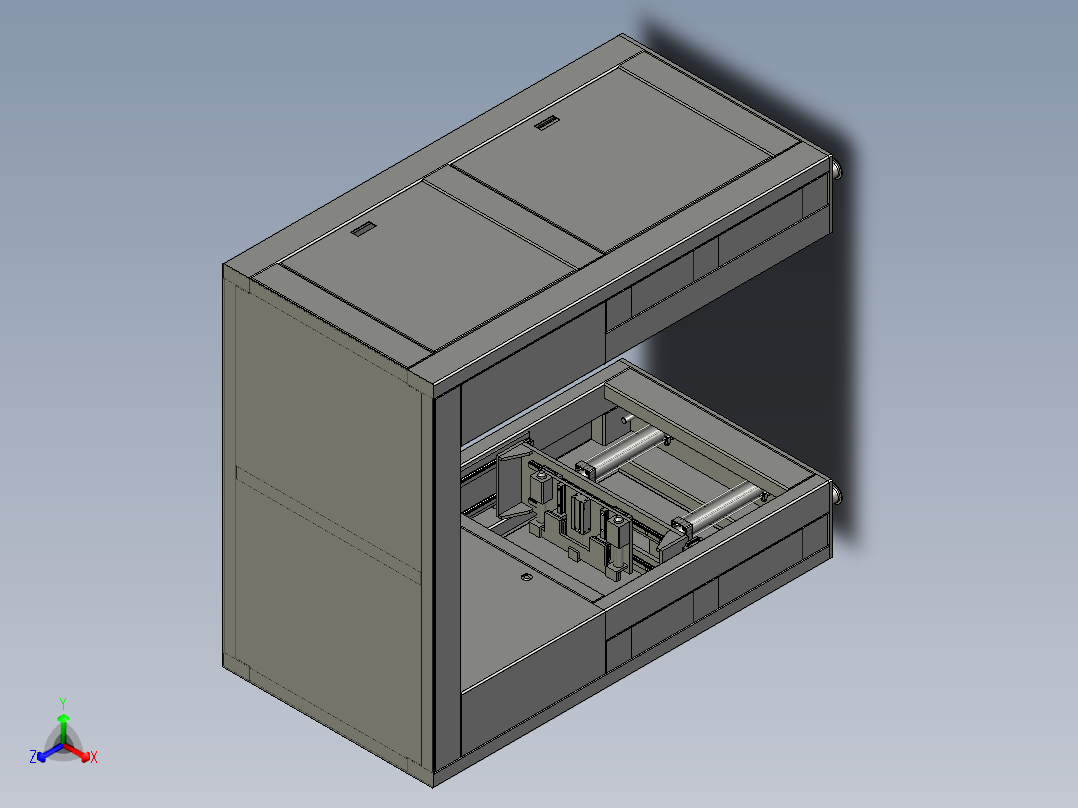 上料机构装配体-正等轴测图