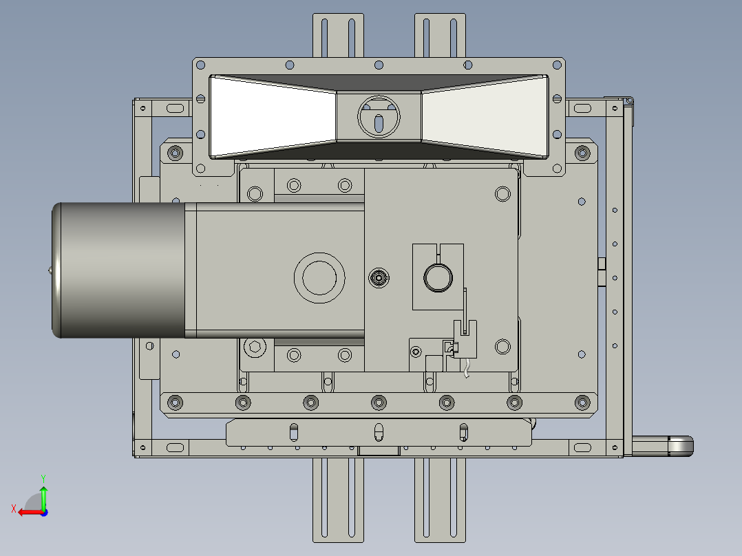 YSZ150B-06-00负极料盒组件后视图