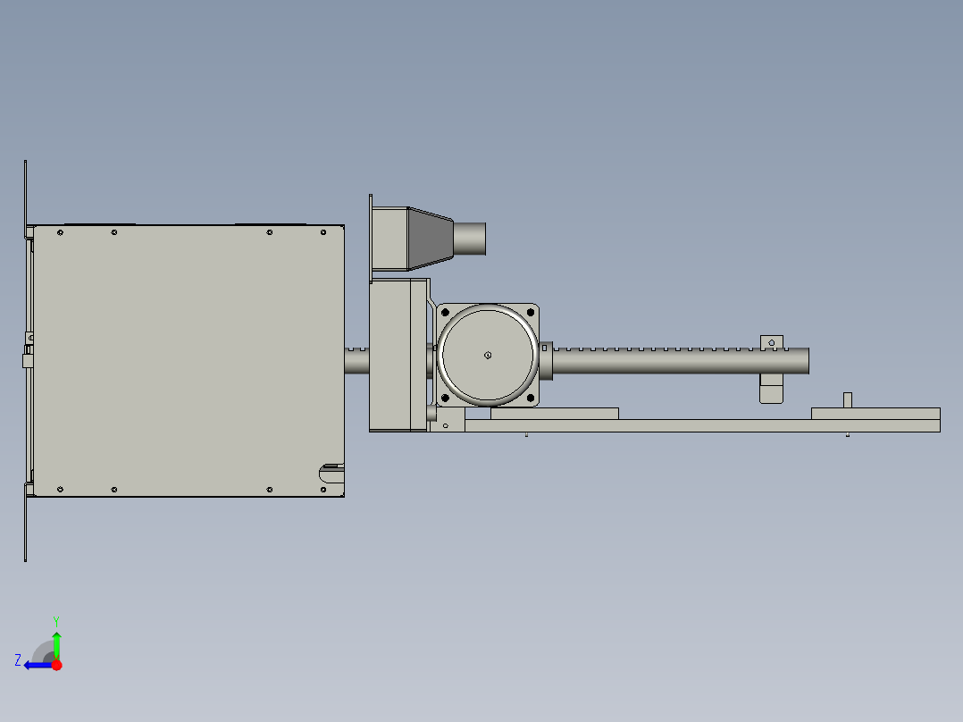 YSZ150B-06-00负极料盒组件右视图