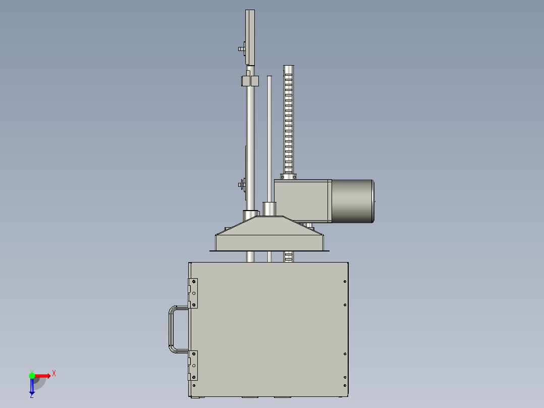 YSZ150B-06-00负极料盒组件俯视图