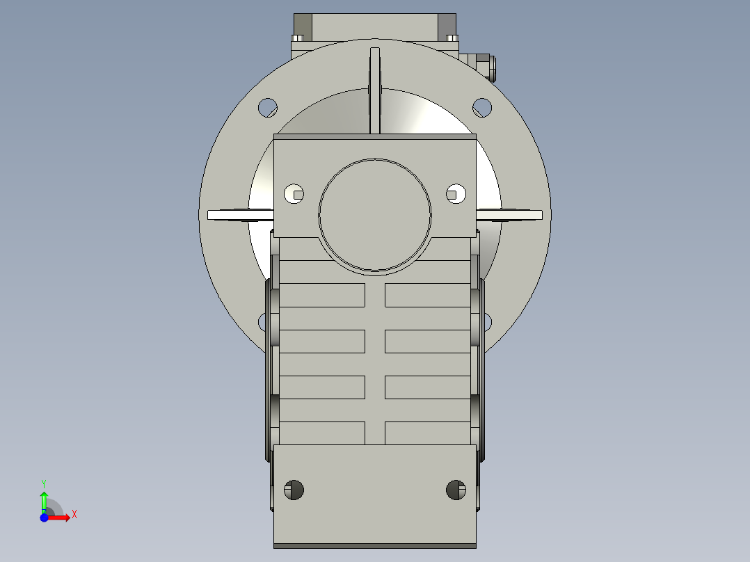 减速电机NMRV110-30-112B5-4KW前视图