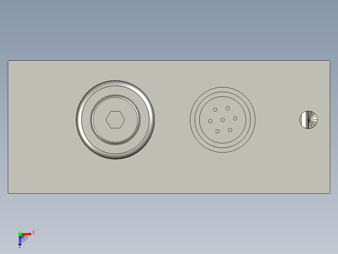 硬度探头-LXYC-BOSS俯视图