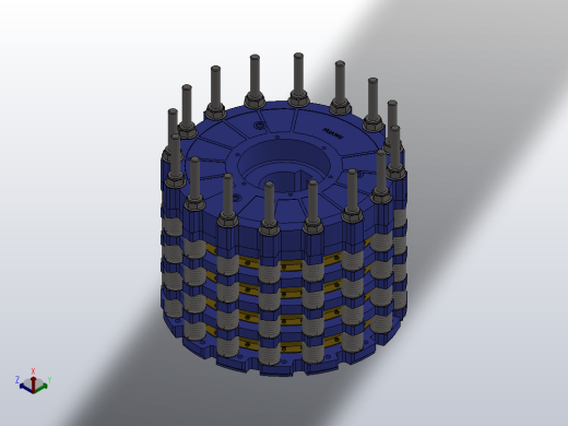 HSLP系统气动水冷盘式制动器_HSLP2404
