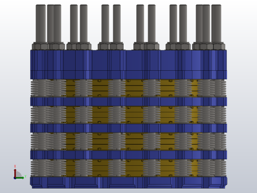 HSLP系统气动水冷盘式制动器_HSLP2404右视缩略图