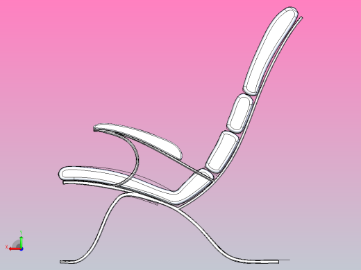 休闲椅后视缩略图