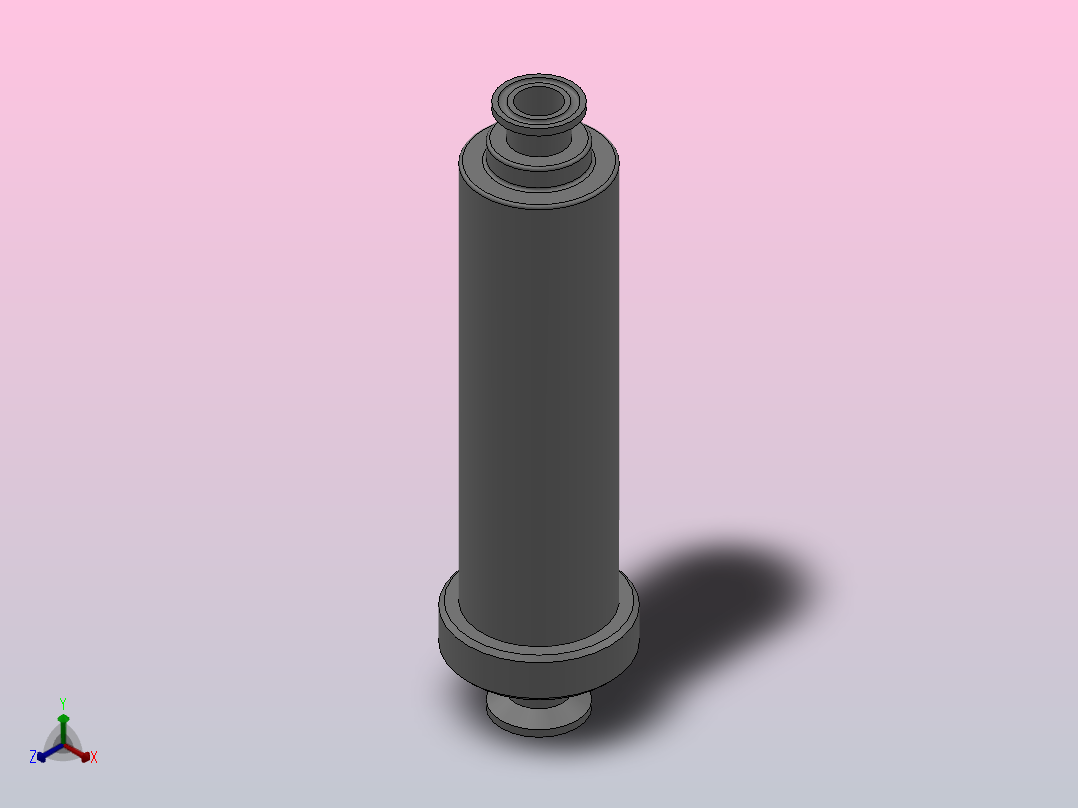 焊接式直通过滤器[DN50]正等轴测图