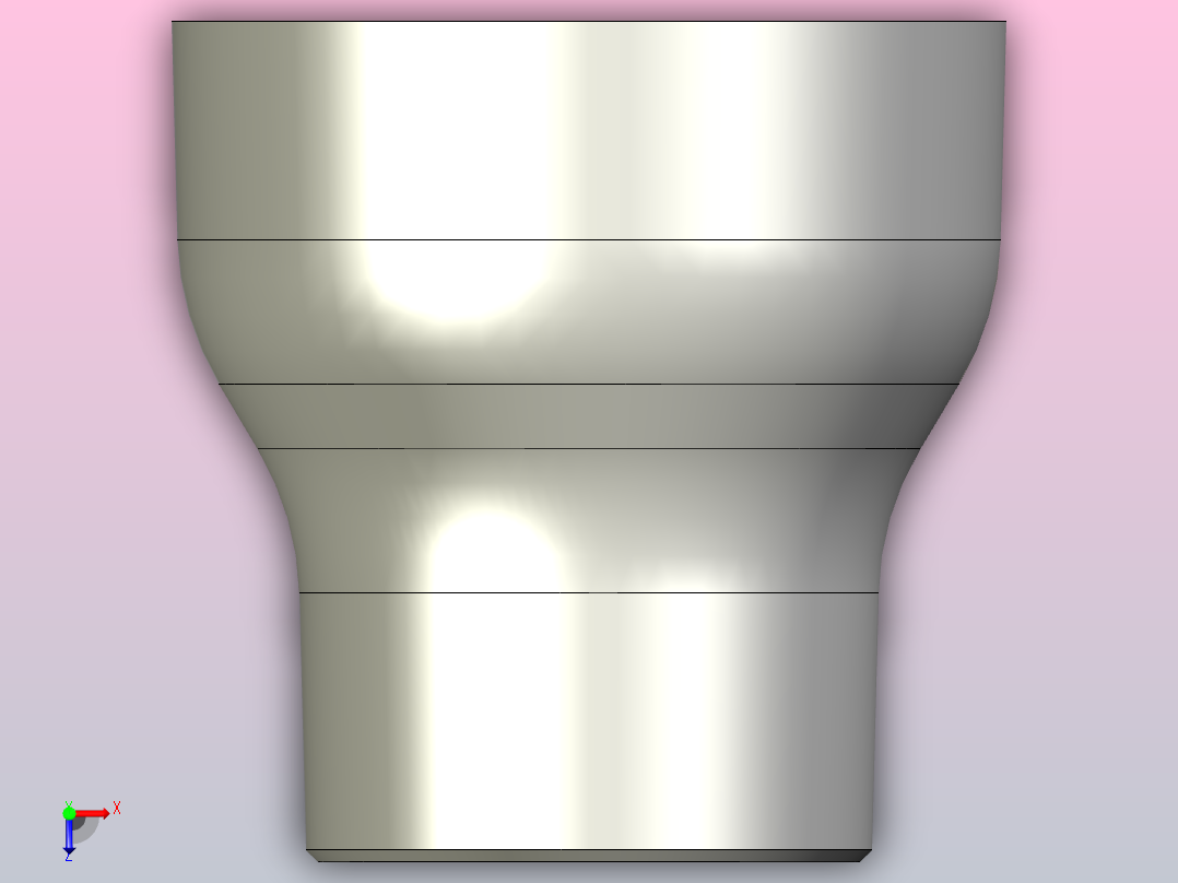 4 至3 集尘软管变径管俯视图