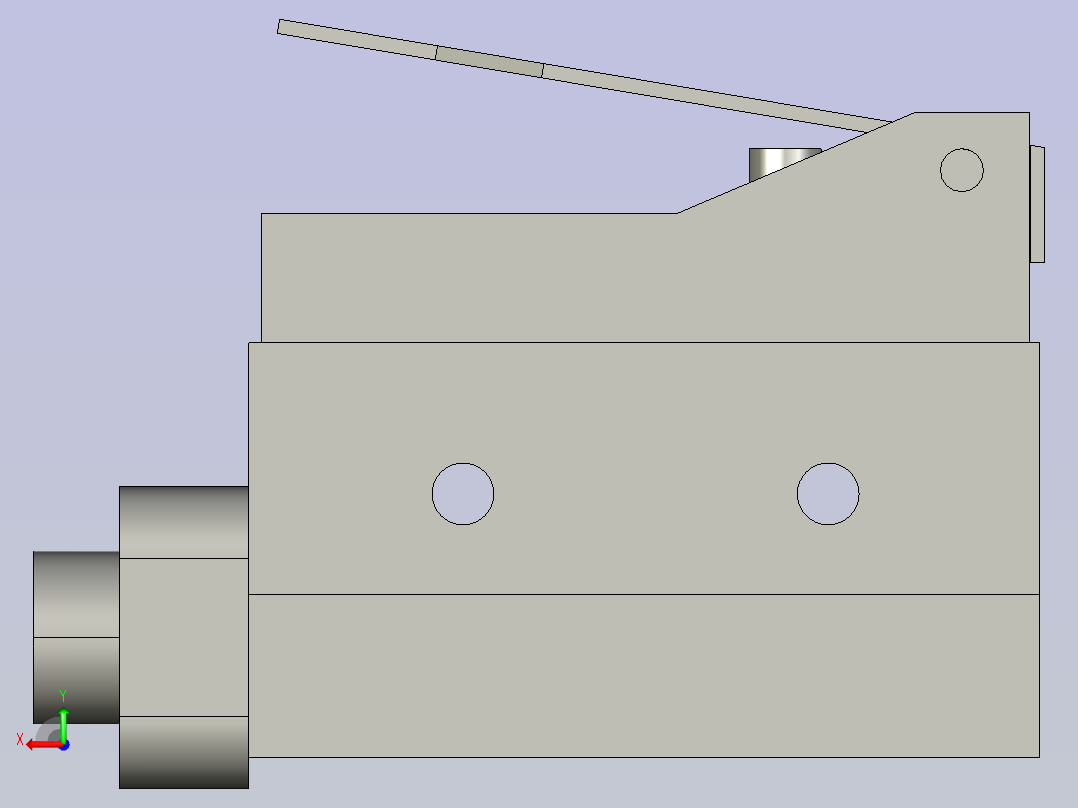 D4MC_1020欧姆龙微动开关后视图