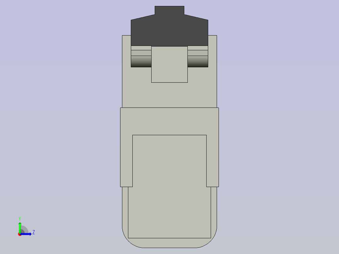 D4MC_1020欧姆龙微动开关左视图