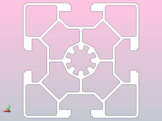 澳宏铝型材_工业铝型材6060轻型欧标后视缩略图