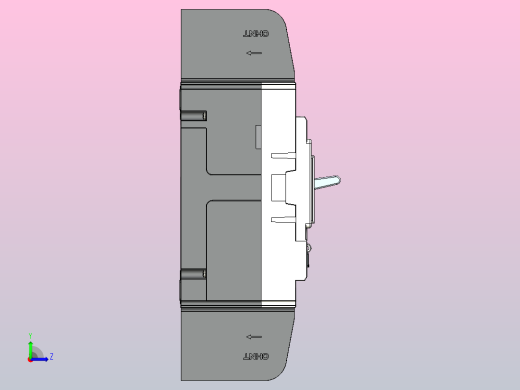 NM5S-125Q 3P高级型塑料外壳式断路器三维模型202209左视缩略图