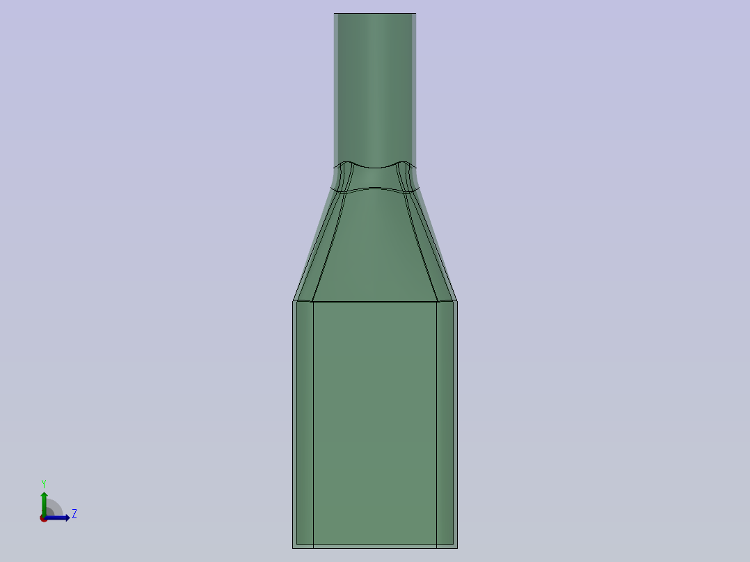 酒瓶左视图