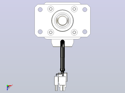 轻载电动缸TPA-ESR40-1210C-L350-M-FA-W-P40-C3俯视缩略图