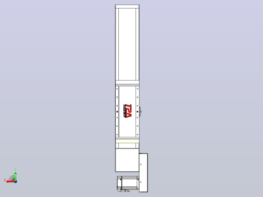 伺服电机集成皮带传动直线执行器TPA-OCB-140-256-L250-MR-P75-N3后视缩略图