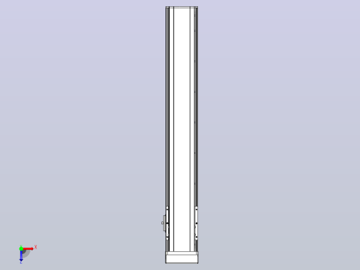 日规模组半封闭丝杆TPA-HNR-105D-1610C-L600-MP-Y-P40-N3俯视缩略图