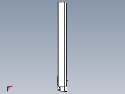 皮带直线轴半封闭可选导轨TPA-HNB-220D-176-L1600-RP-C-P1K-N3俯视缩略图
