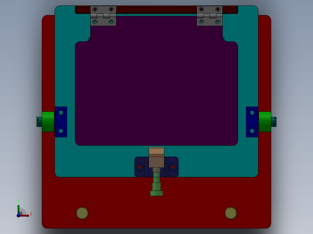 焊接治具前视图