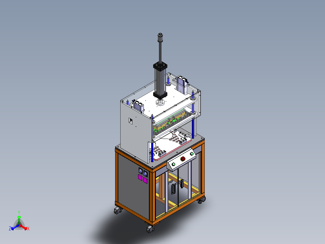 热熔治具_8228正等轴测图