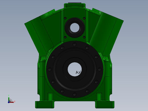 制冷压缩机缸体前视缩略图