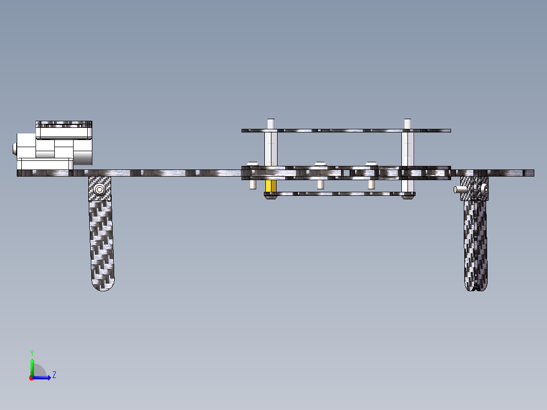 小三轴图纸左视图