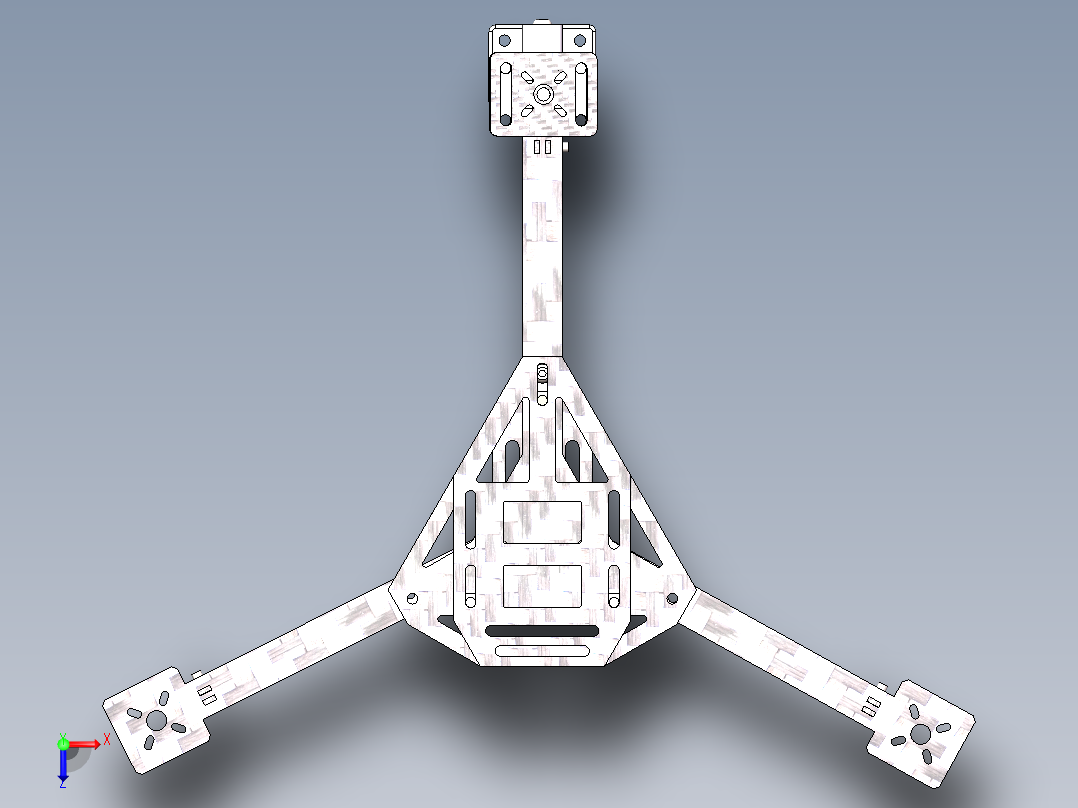 小三轴图纸俯视图