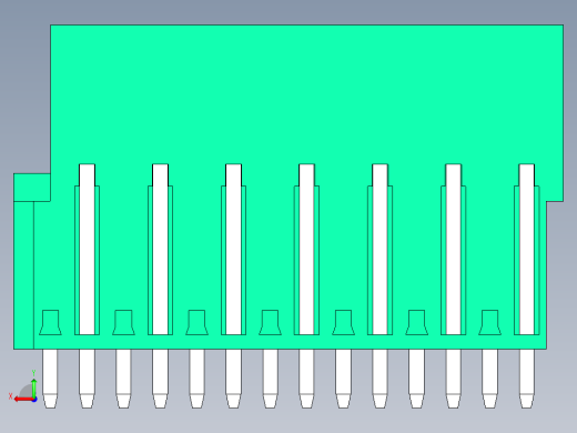 DEGSON 2EDG 系列 5.0mm 可插拔接线端子组-2EDGVT-5.0-14P-14-00AH后视缩略图